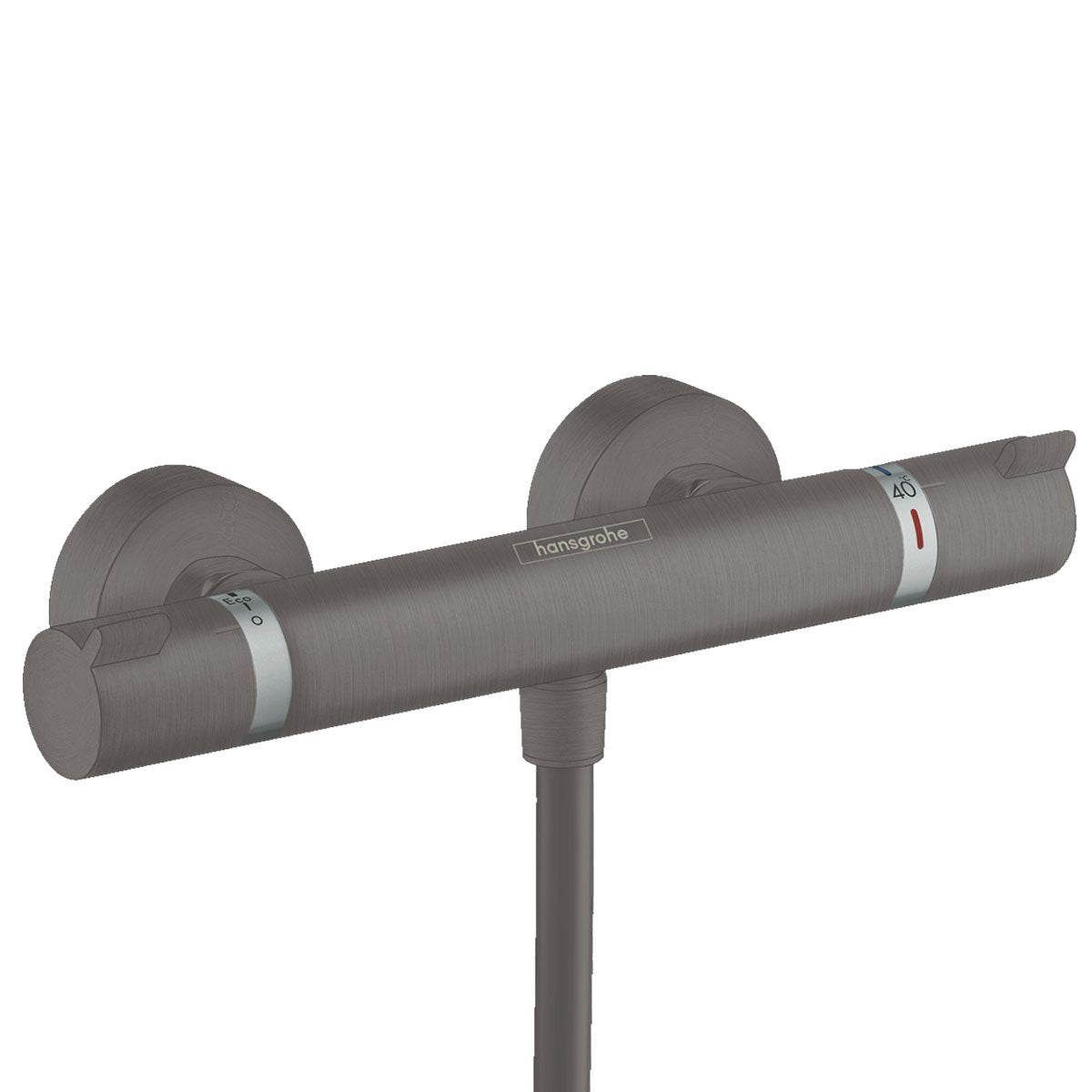 Hansgrohe Ecostat Exposed Thermostatic Valve Bar chrome black