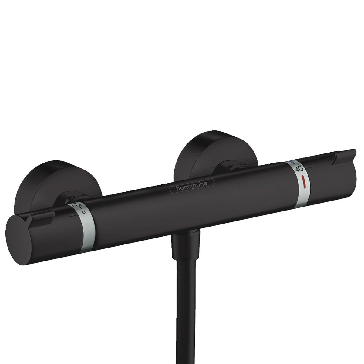 Hansgrohe Ecostat Exposed Thermostatic Valve Bar black
