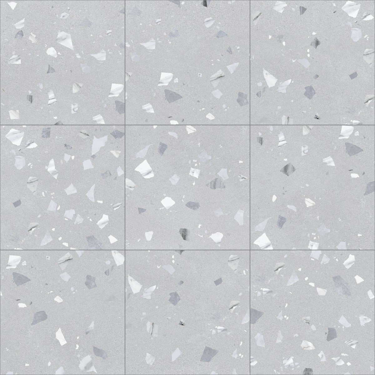 Arcana Ribe Gris Terrazzo Porcelain Tile 80x80cm