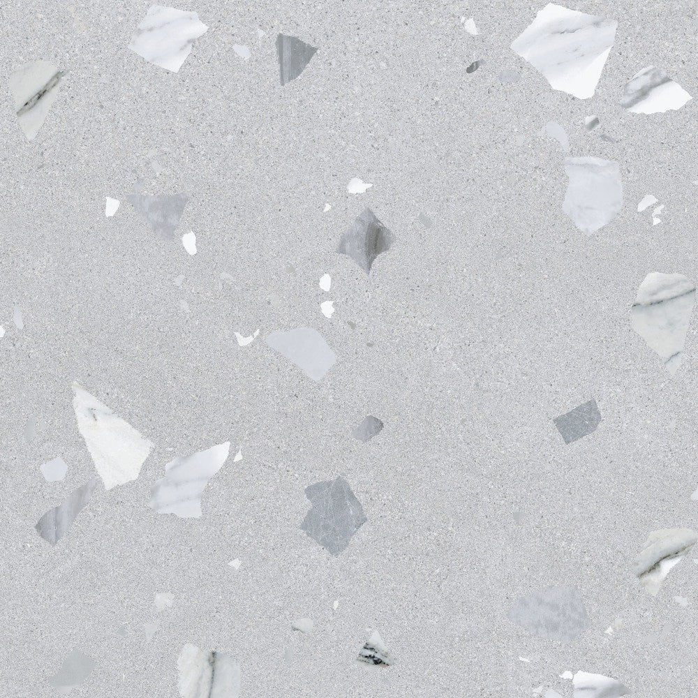 Arcana Ribe Gris Terrazzo Porcelain Tile 80x80cm