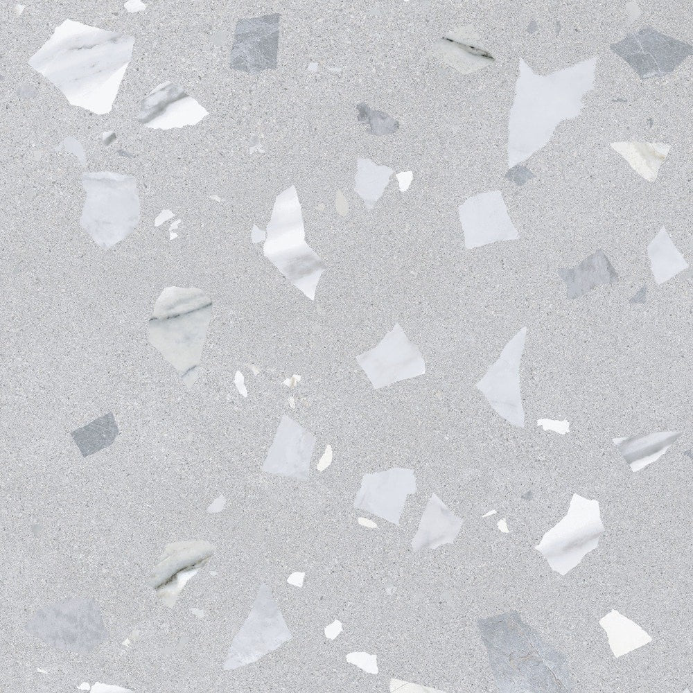 Arcana Ribe Gris Terrazzo Porcelain Tile 80x80cm