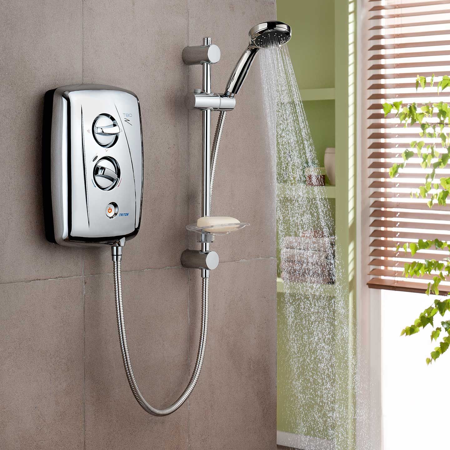Triton T80z Fast-Fit 8.5kW Chrome Electric Shower