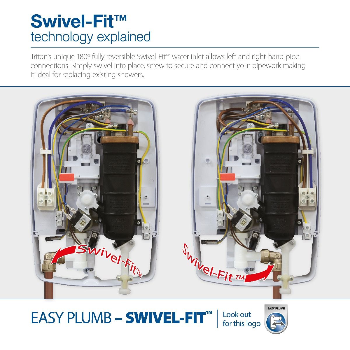 Triton T80z Fast-Fit 9kW White Electric Shower