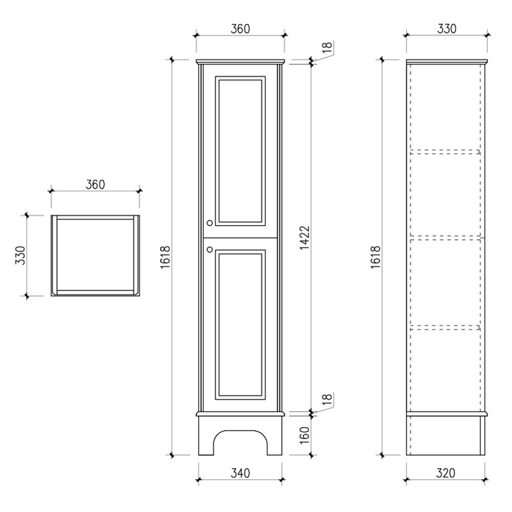 Shelbourne Floorstanding Tall Cabinet