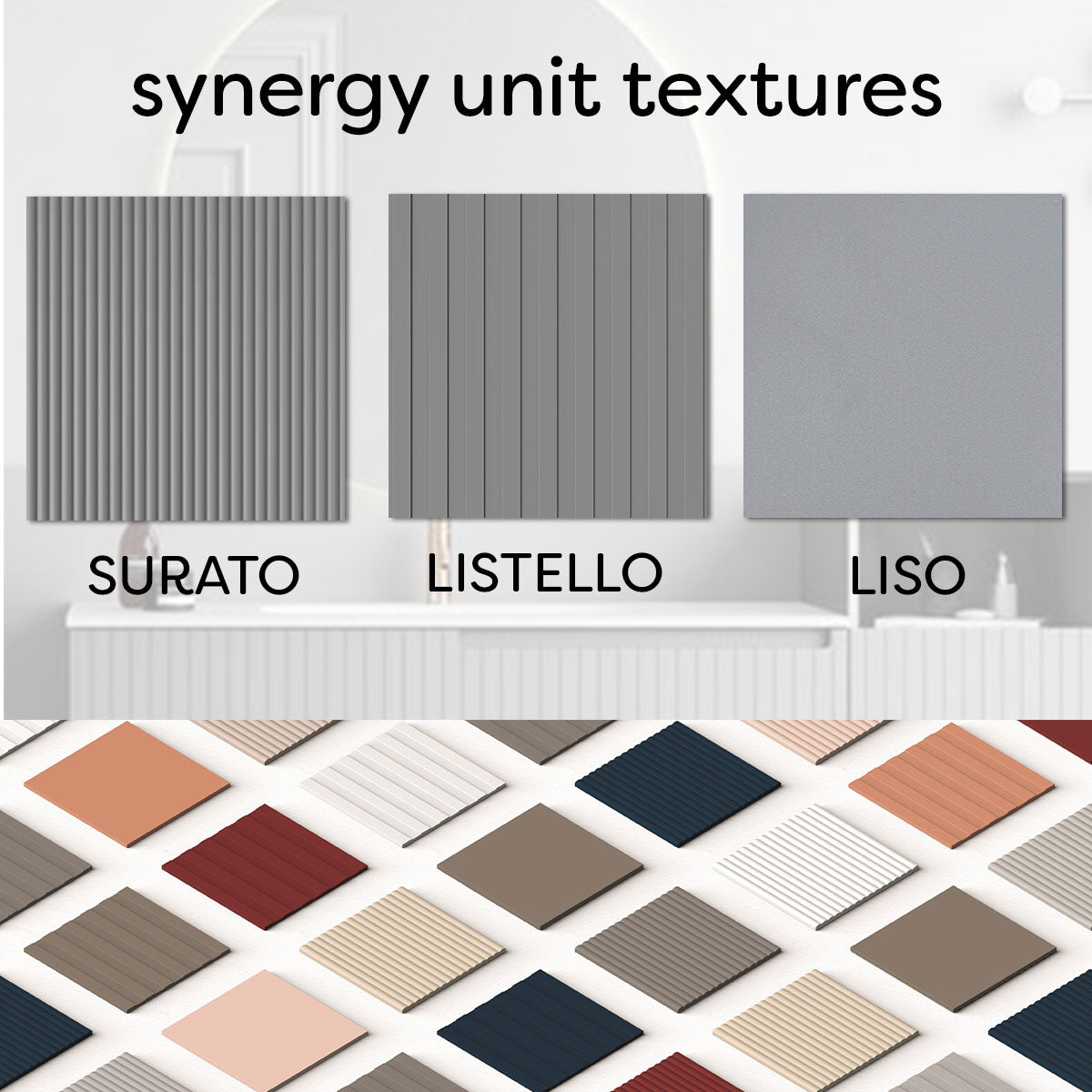 Fiora Synergy Designer Wall Hung Tall Storage Cabinet