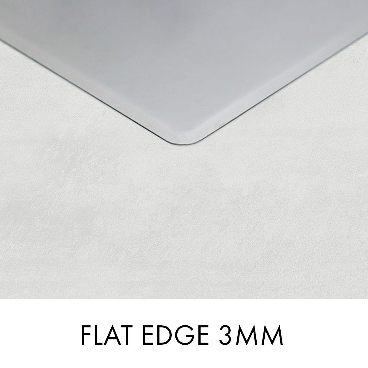 top mounted flat edge
