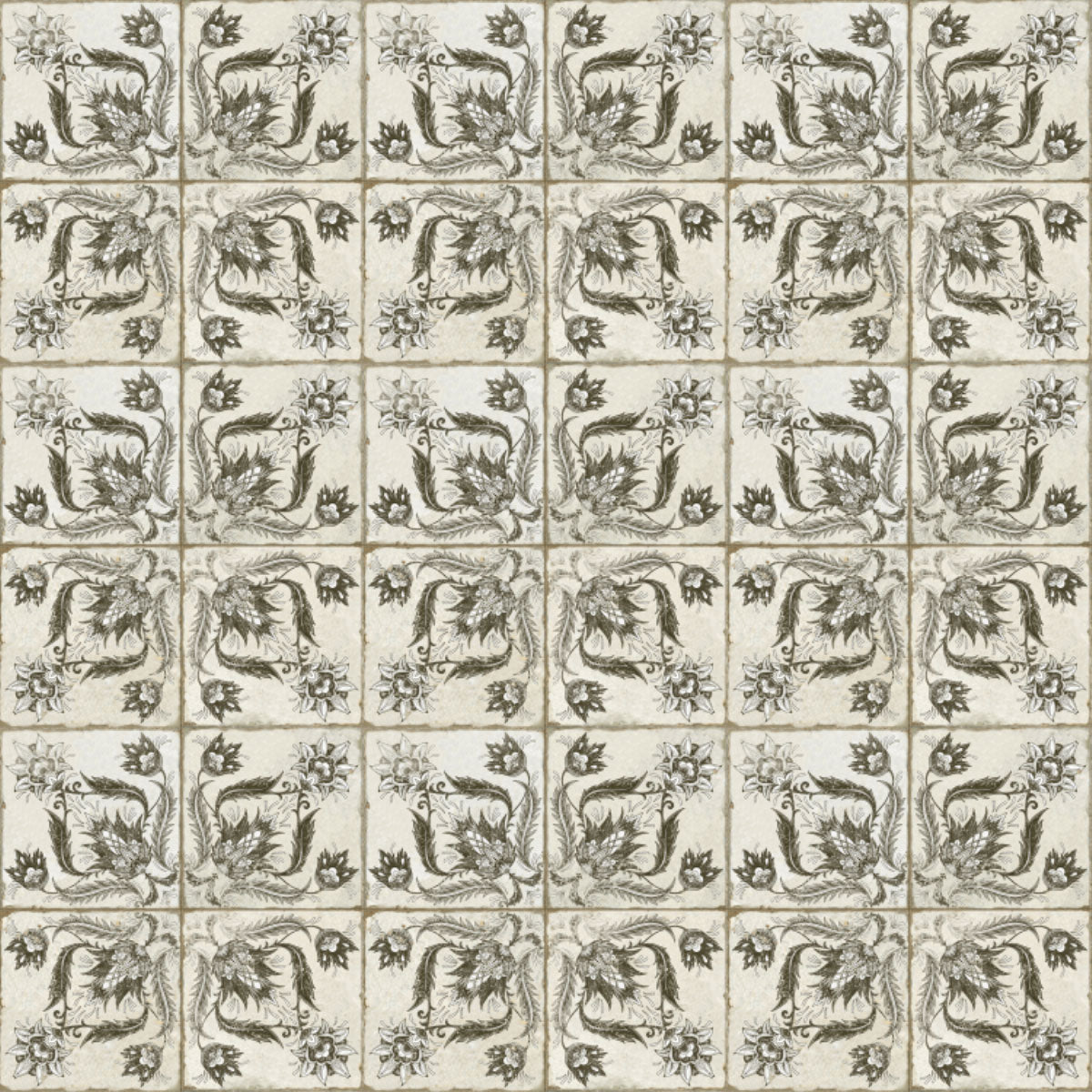 FS Ivy Black Natural Tile 45 x 45cm