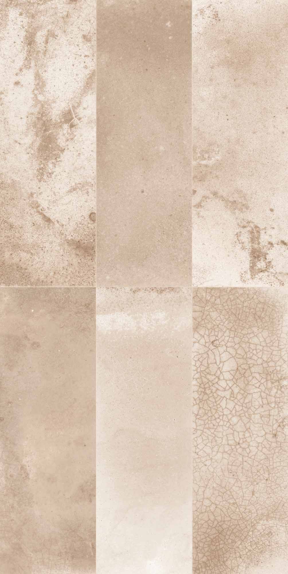 FS Raku Cream Decor Wall Tile 20x40cm Matte Vertical