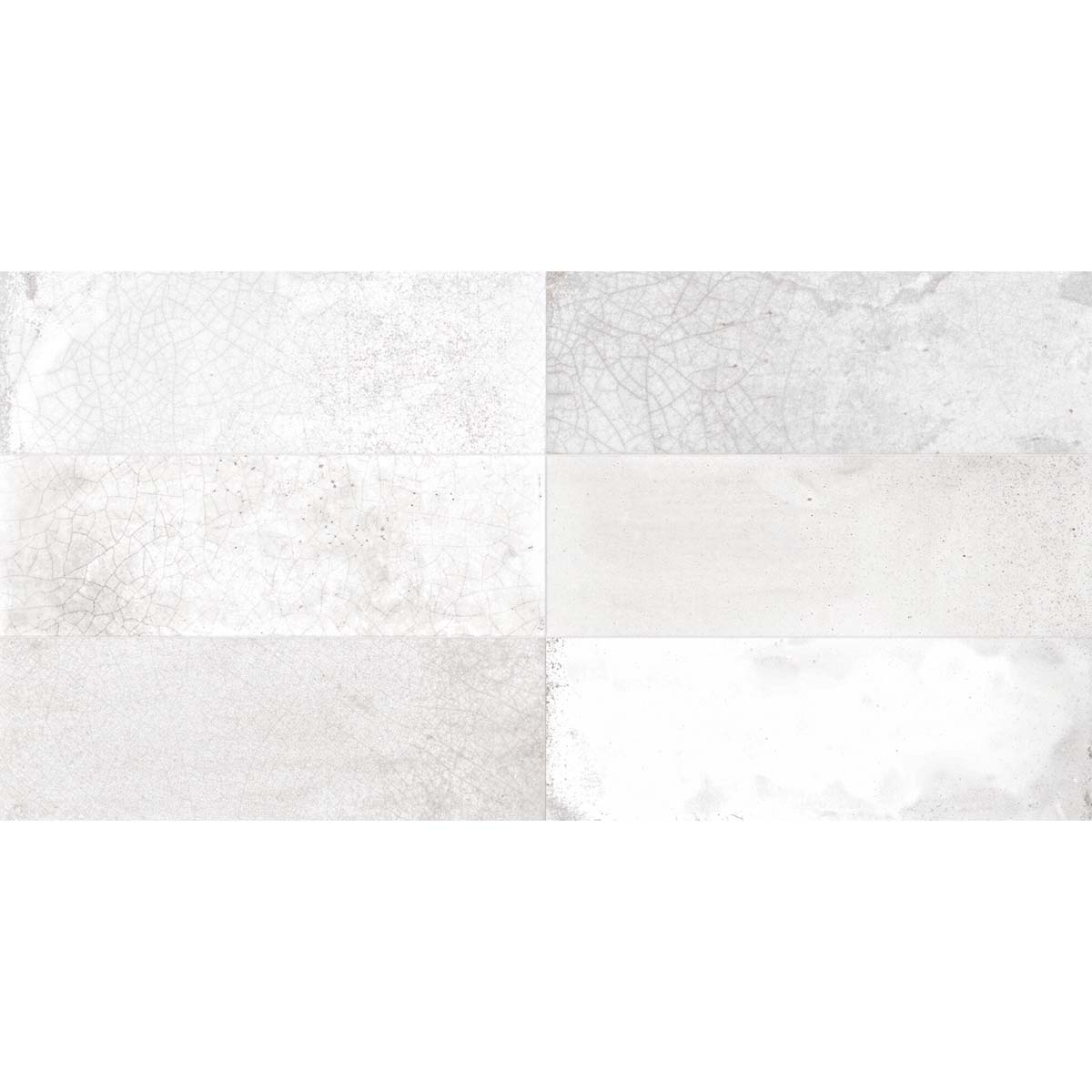 fs-raku white decor wall tile 20x40cm