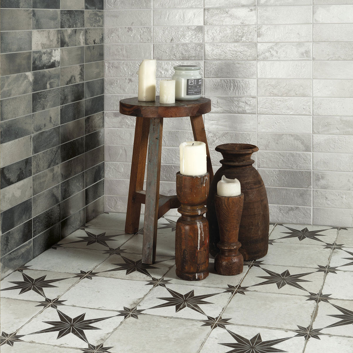 FS Star ARA Black Natural Tile 45 x 45cm