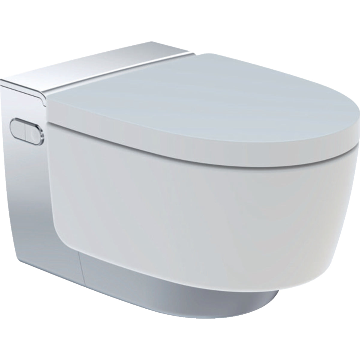 Geberit AquaClean Mera Comfort Rimless Wall Mounted WC Shower With Soft Close Toilet Seat