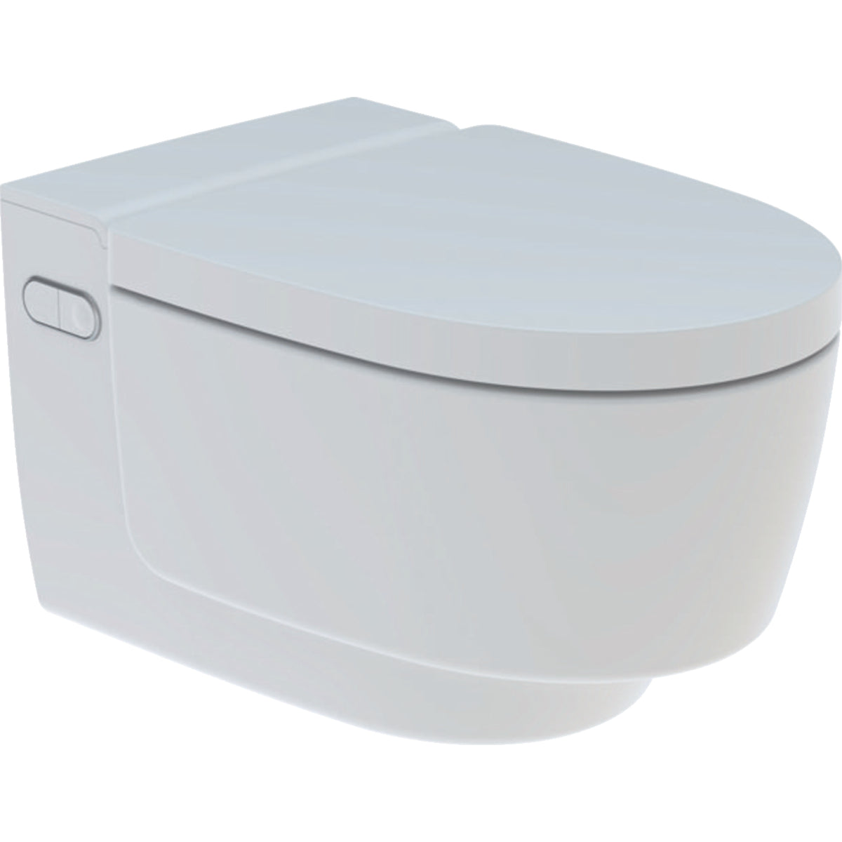 Geberit AquaClean Mera Comfort Rimless Wall Mounted WC Shower With Soft Close Toilet Seat
