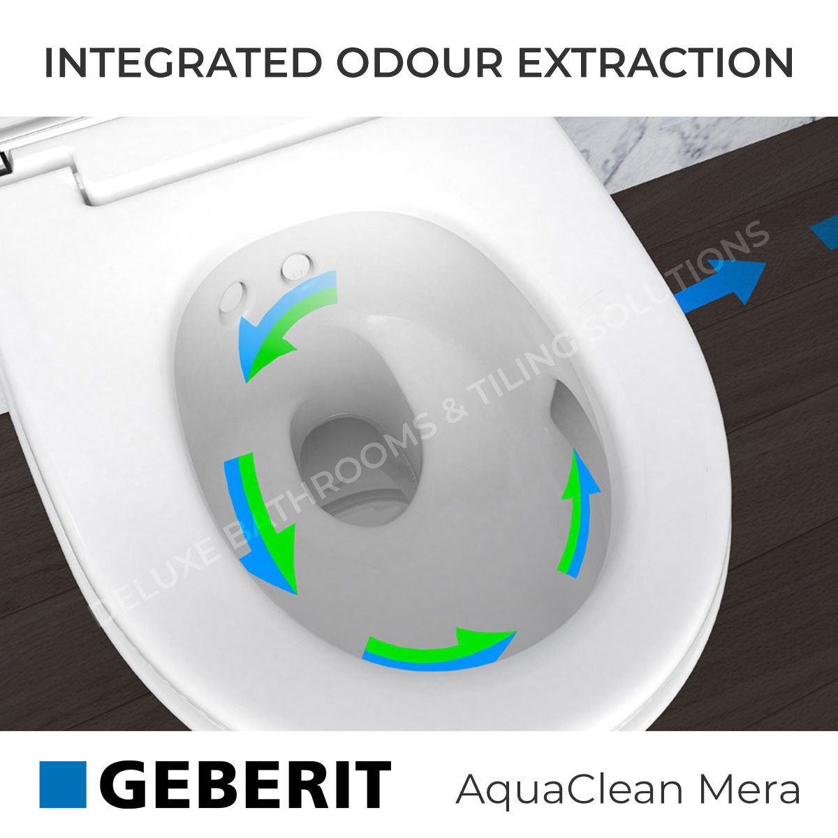 Geberit AquaClean Mera Comfort Rimless Wall Mounted WC Shower With Soft Close Toilet Seat