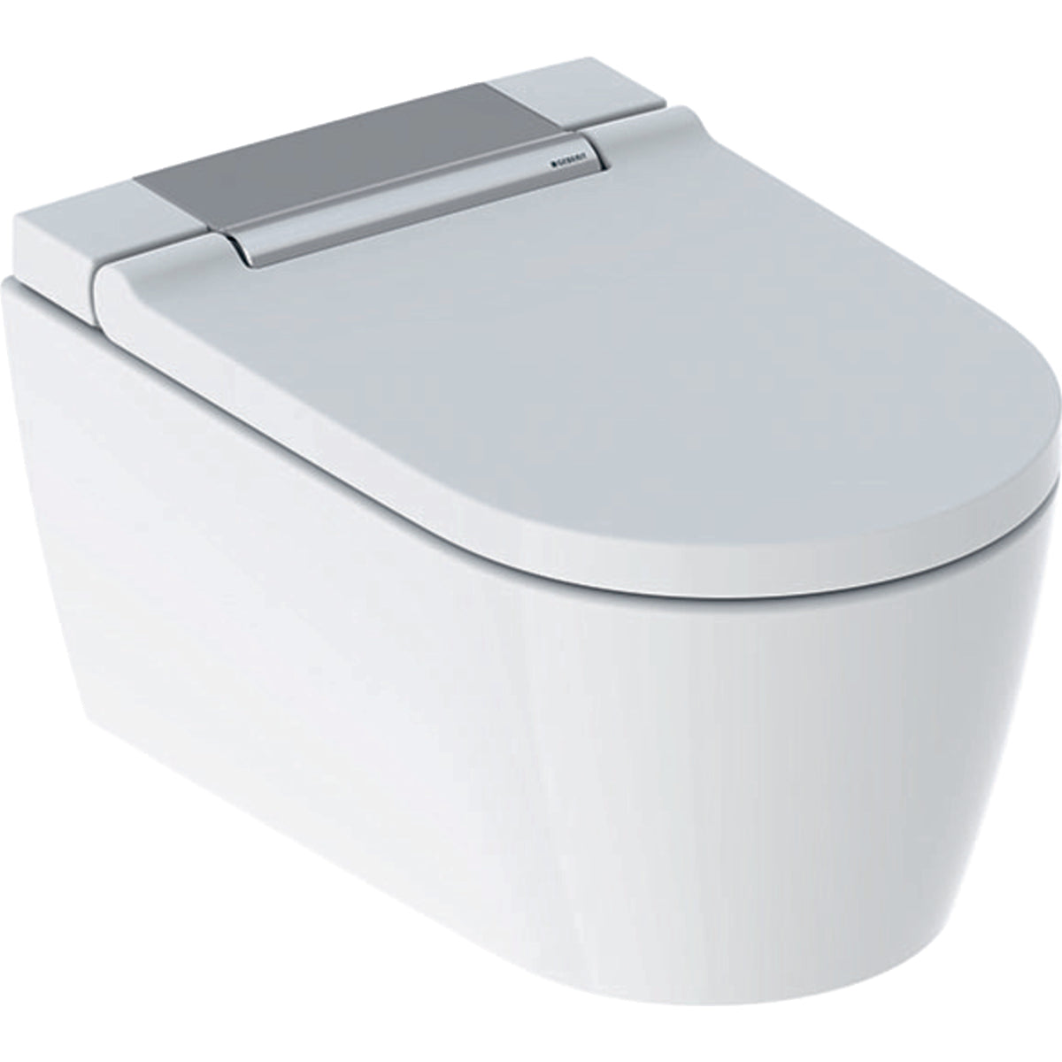 Geberit AquaClean Sela Rimless Wall Mounted Shower WC With Soft Close Toilet Seat