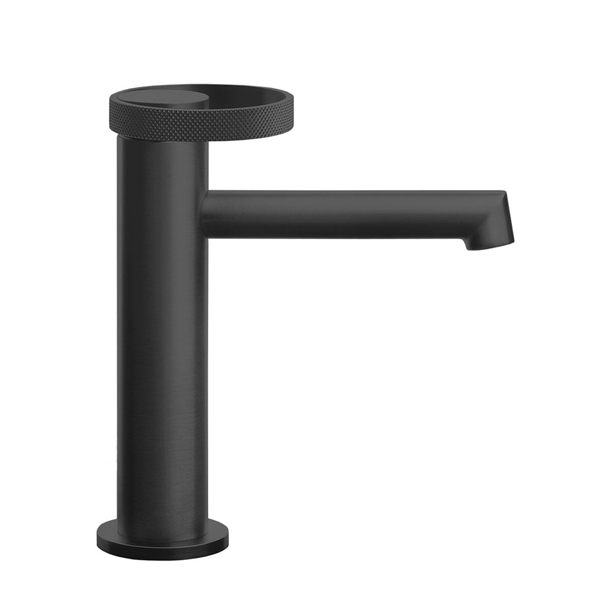 gessi anello basin mixer tap black xl