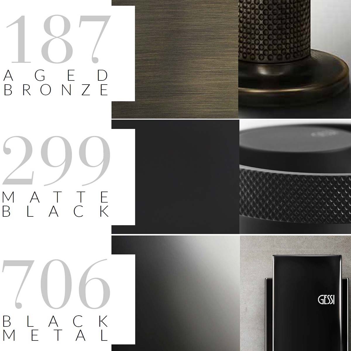 gessi anello towel rail