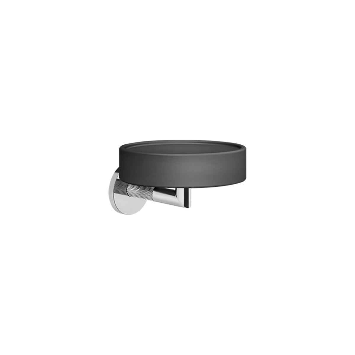 gessi anello soap dish black ceramic