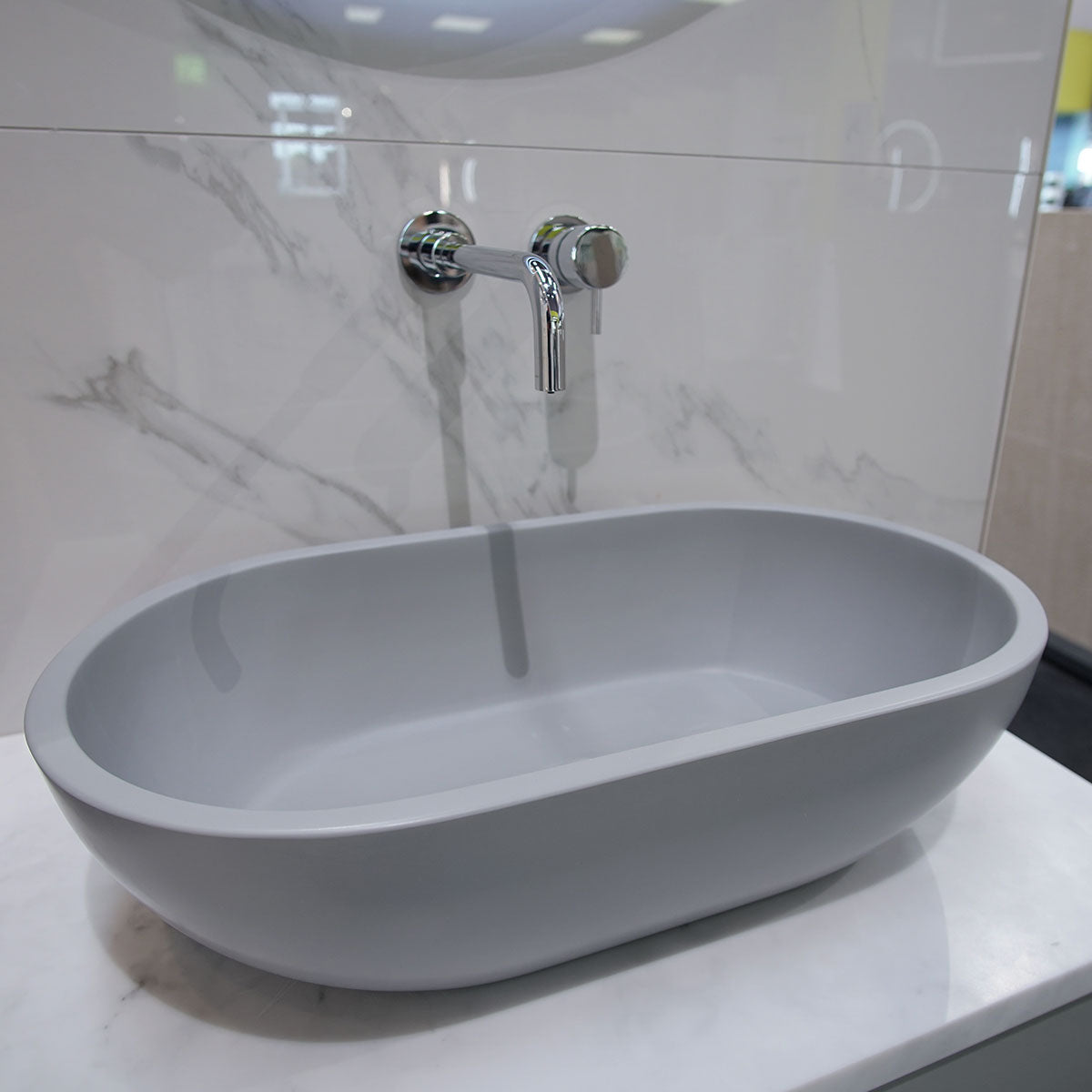 Granlusso Amalfi Grey Countertop Stone Basin Matt