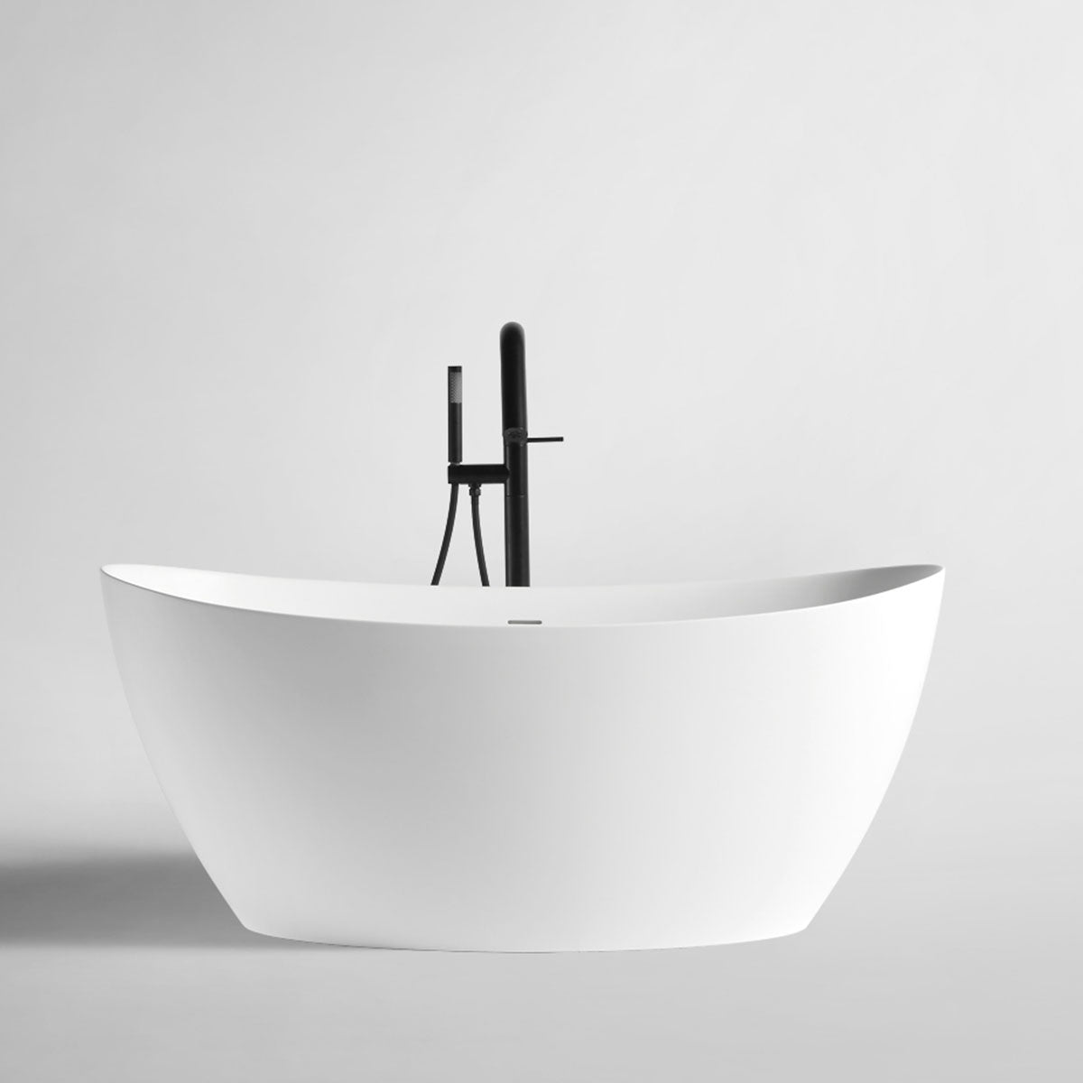 Granlusso Venzini Freestanding Stone Bath Matt White
