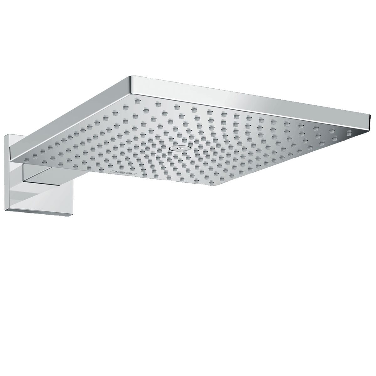 Hansgrohe Square Thermostatic Shower Valve with Raindance 300 Overhead & Handset Slide Rail Kit