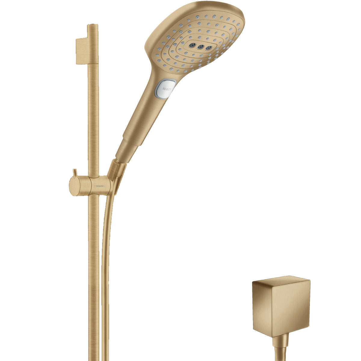 Hansgrohe Slide Rail Handset Brushed Bronze