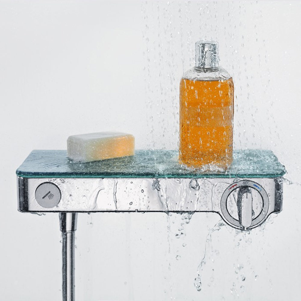 Hansgrohe RainDance SELECT E 3jet Shower System With ShowerTablet Valve & 90cm Shower Rail Kit