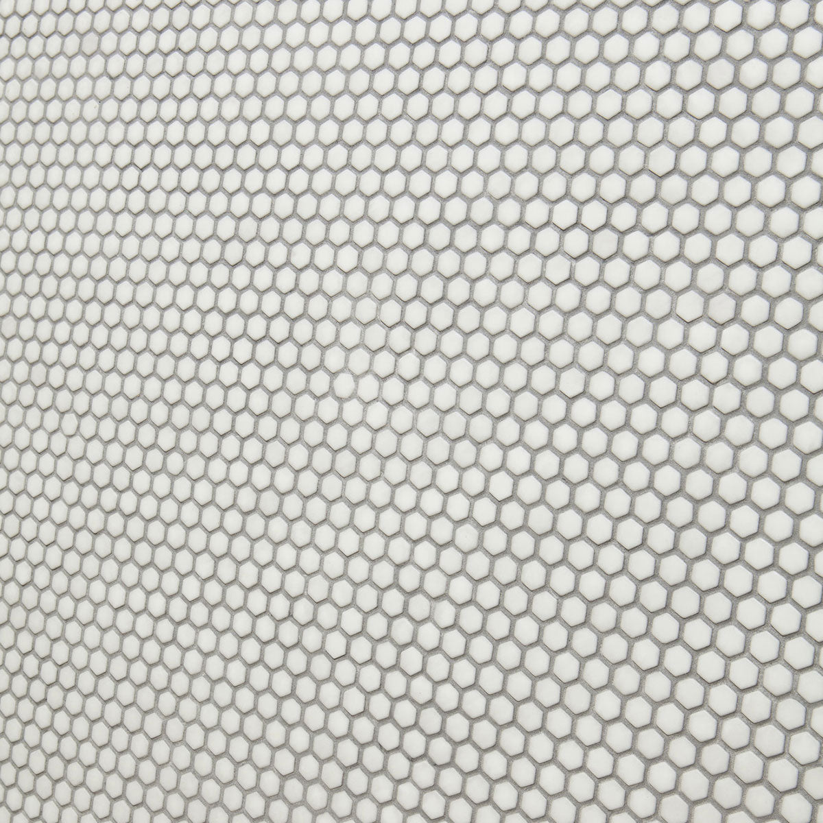 Calm White Matt Hexagon Mosaic Tile Sheet 29 x 29cm
