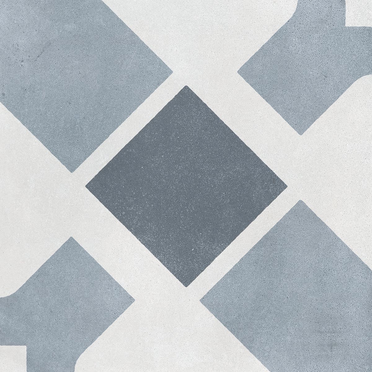 Havana White Cross Matt Porcelain Tile 22 x 22cm