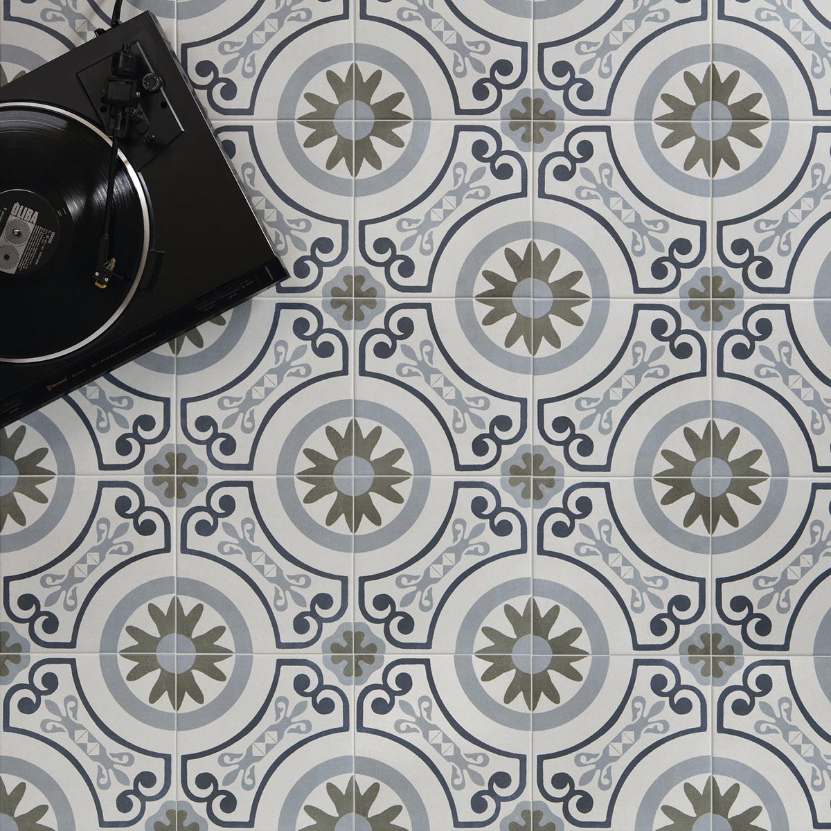 Havana White Garden Matt Porcelain Tile 22 x 22cm