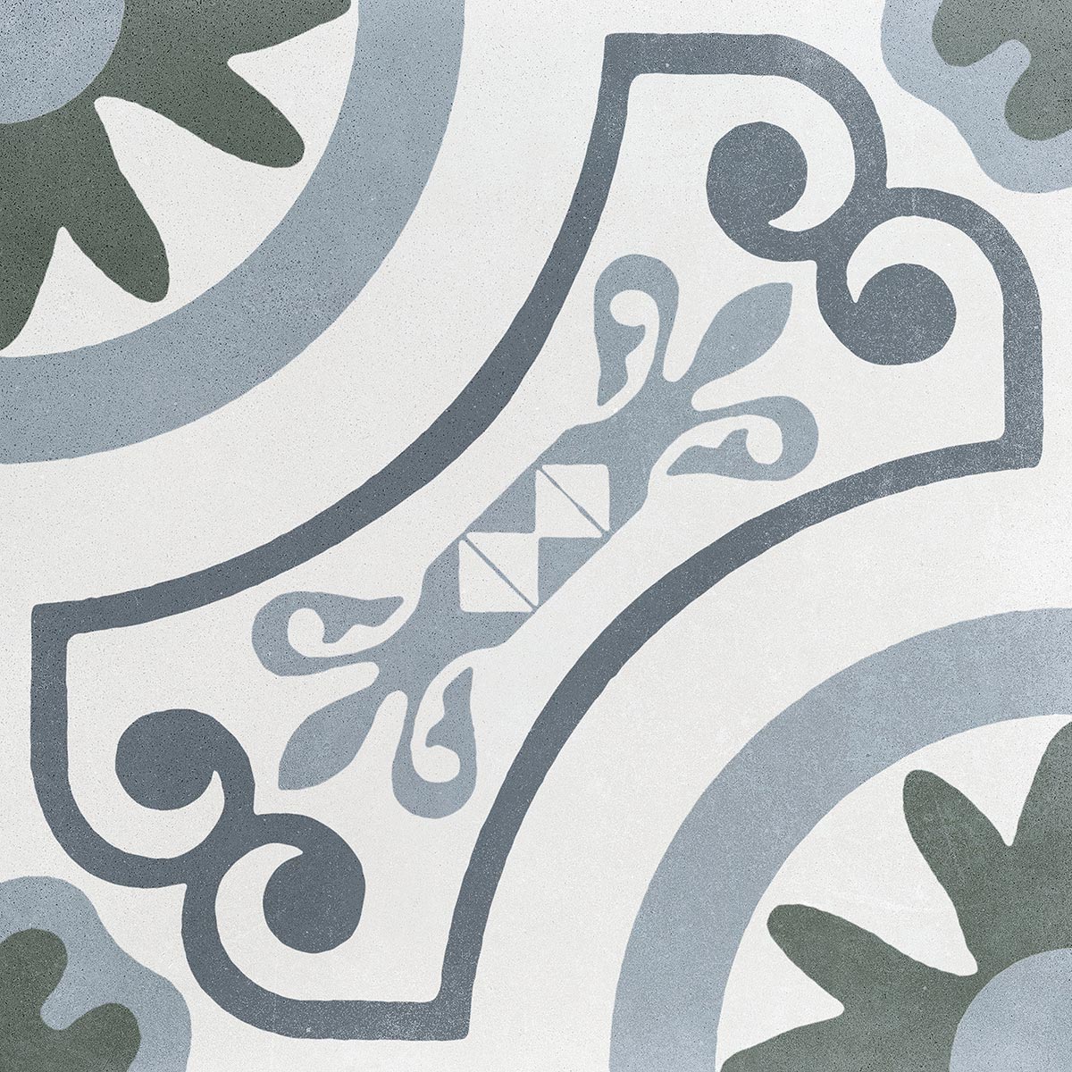 Havana White Garden Matt Porcelain Tile 22 x 22cm