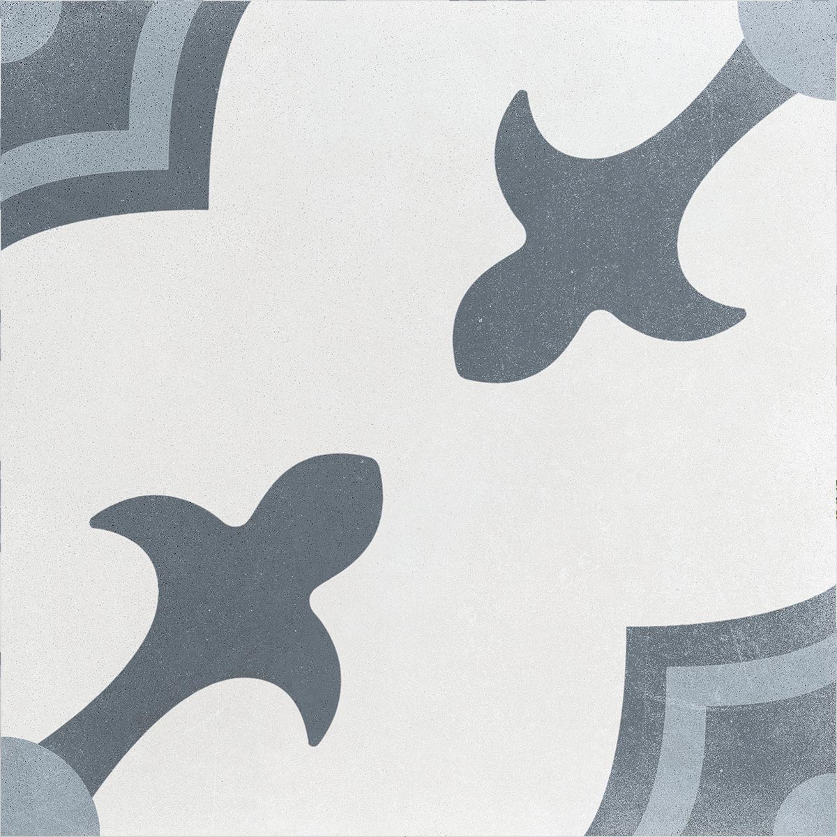 Havana White Herald Matt Porcelain Tile 22 x 22cm