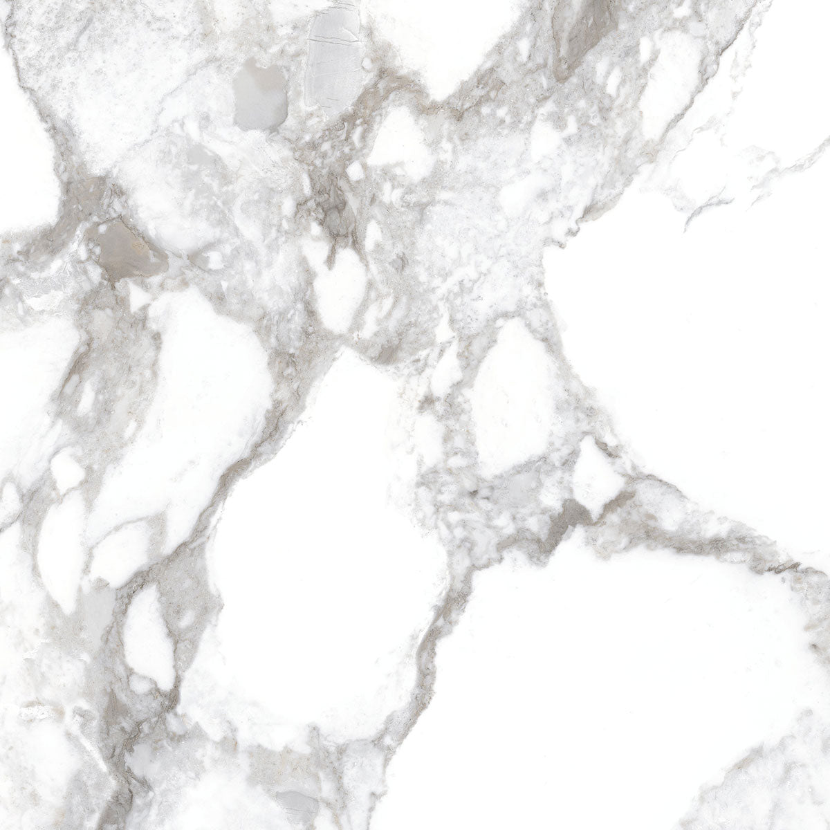 Haute 4D Shaped Marble Effect Porcelain Tile Matt 100x100cm
