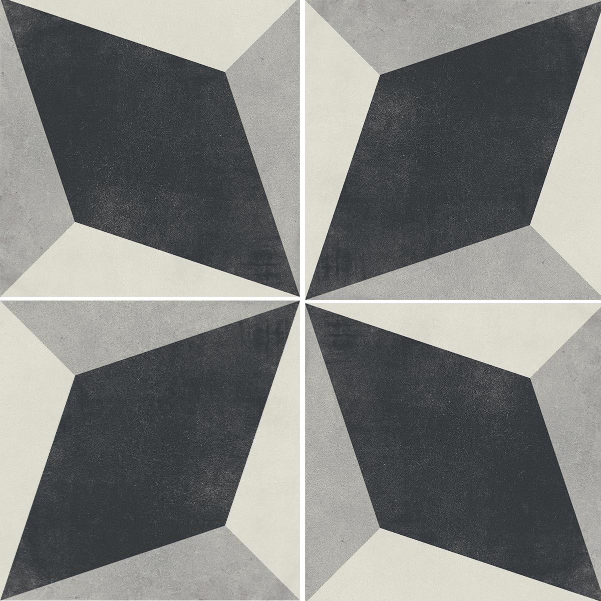 Cuban Block Matt Porcelain Tile 22 x 22cm