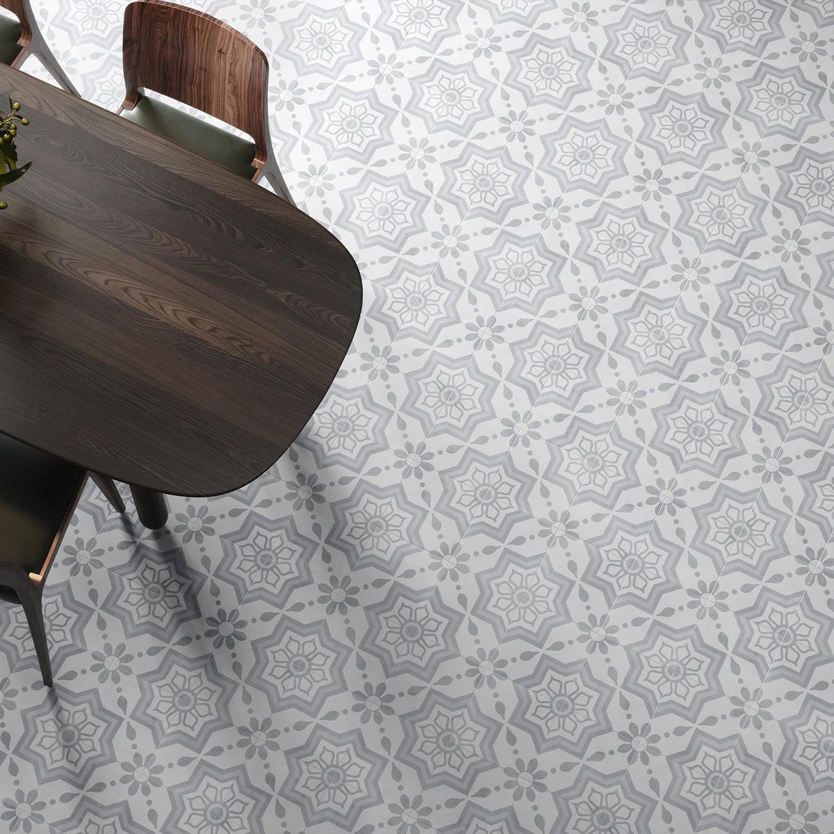 Cuban Silver Sky Matt Porcelain Tile 22 x 22cm