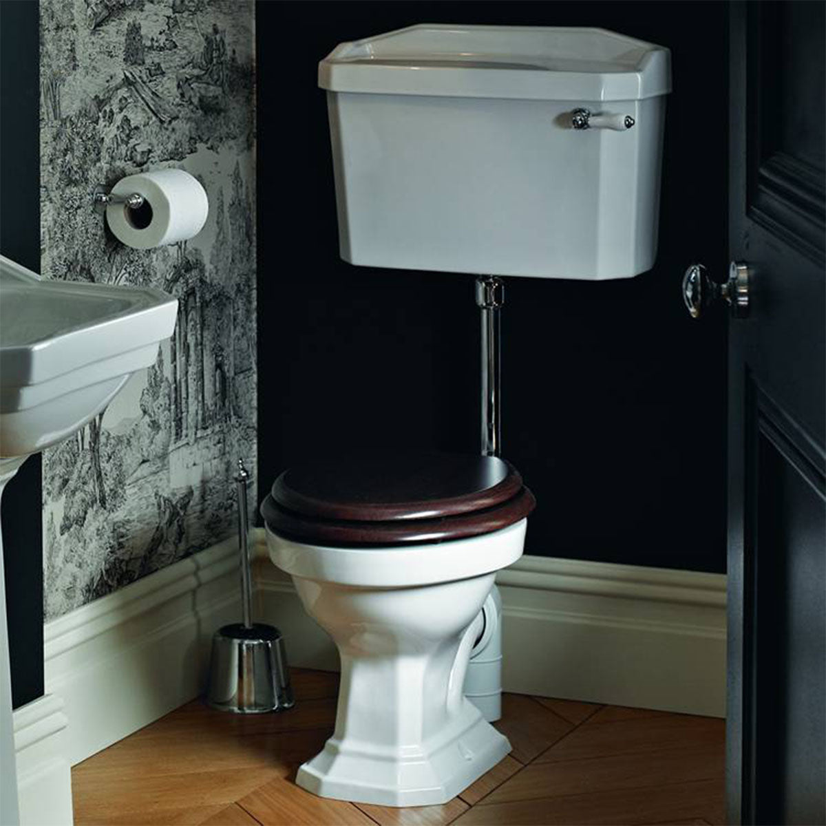 heritage granley low level toilet with standard wc pan lifestyle