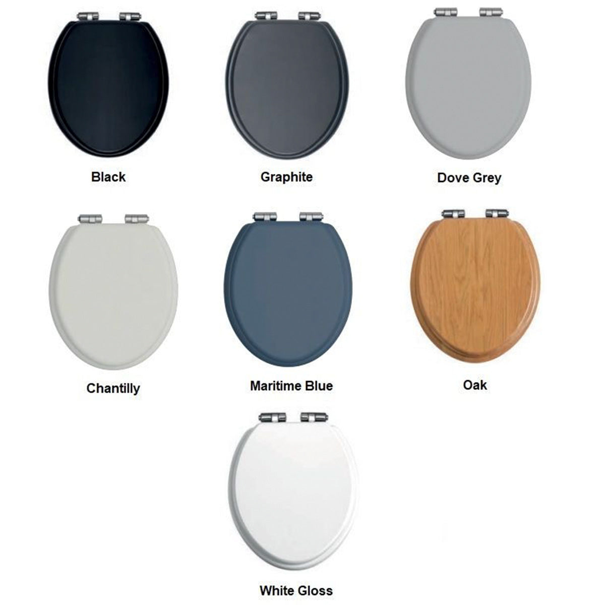 heritage granley standard close coupled toilet seats