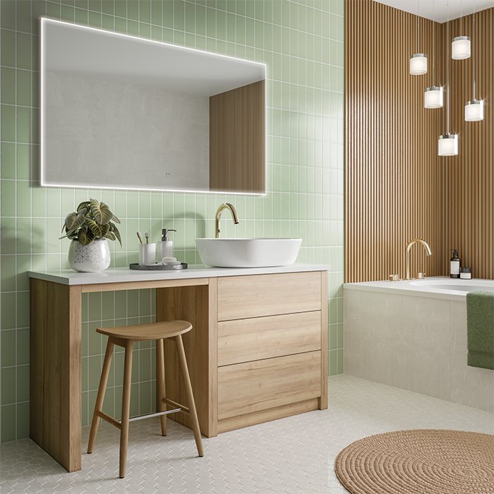 HiB Air Slim LED Mirror With Demister Pad