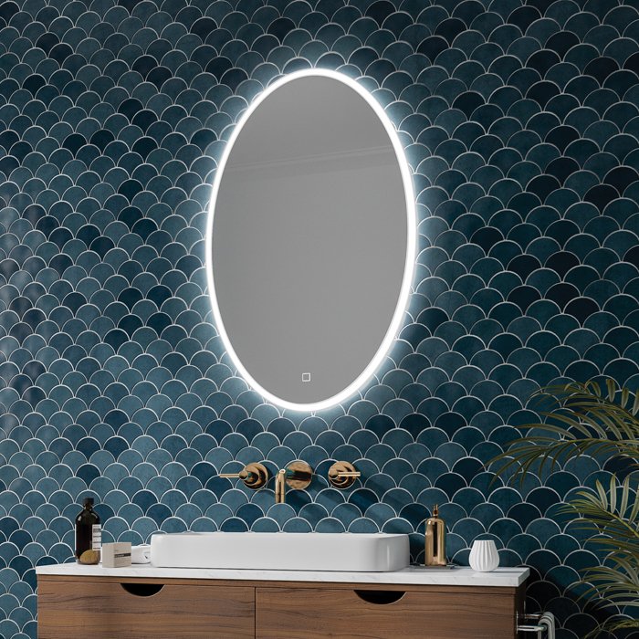 HiB Arena LED Illuminated Mirror With Demister Pad