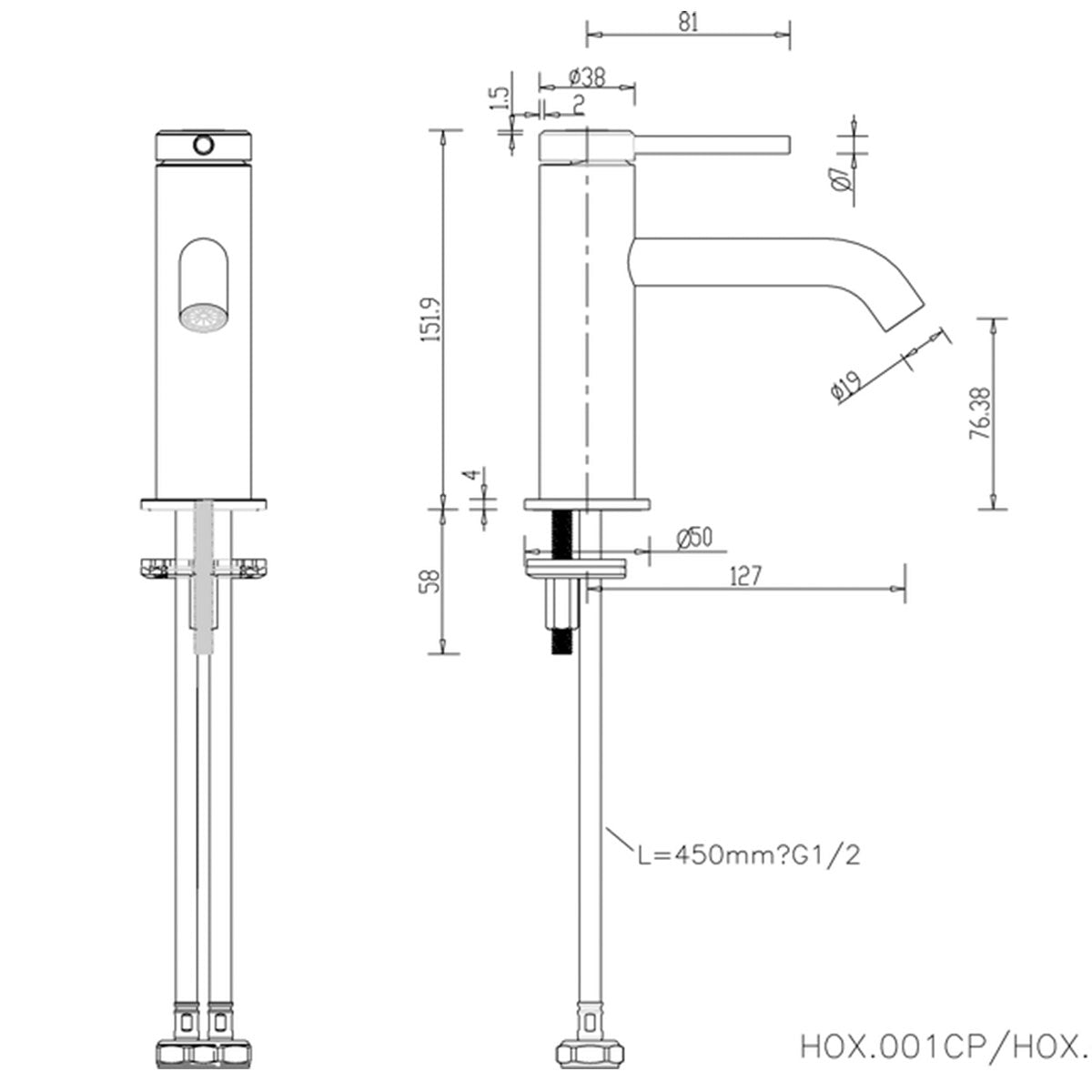 Hoxton Basin Mixer Tap