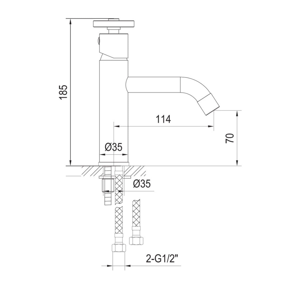Urban Basin Mono Mixer Tap