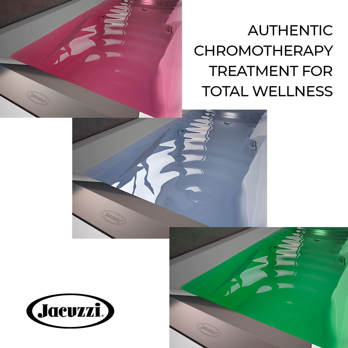 Jacuzzi® Sharp Double Whirlpool Bath With Full Body Hydromassage