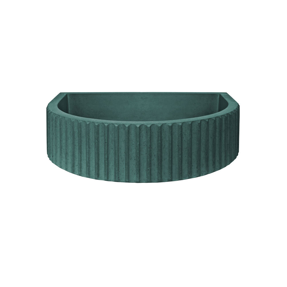 Kast Luna Wall-Hung Concrete Basin Patterned