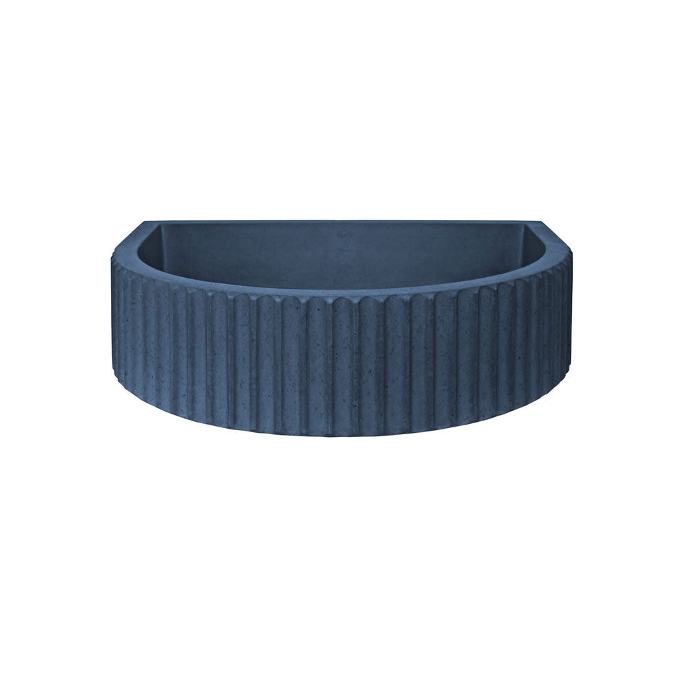 Kast Luna Wall-Hung Concrete Basin Patterned