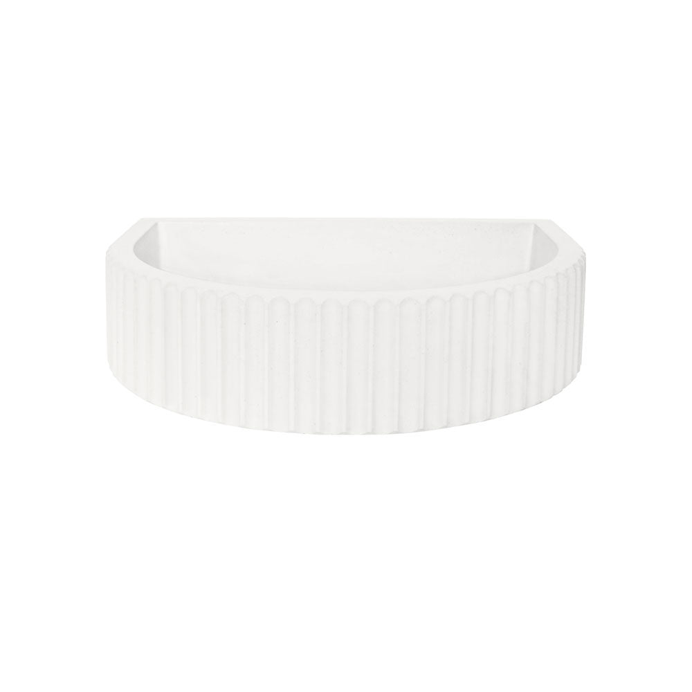 Kast Luna Wall-Hung Concrete Basin Patterned