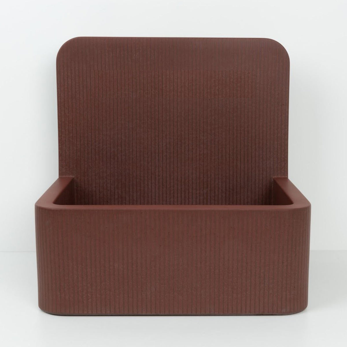 Kast Elm Mini Patterned Concrete Basin With Splashback