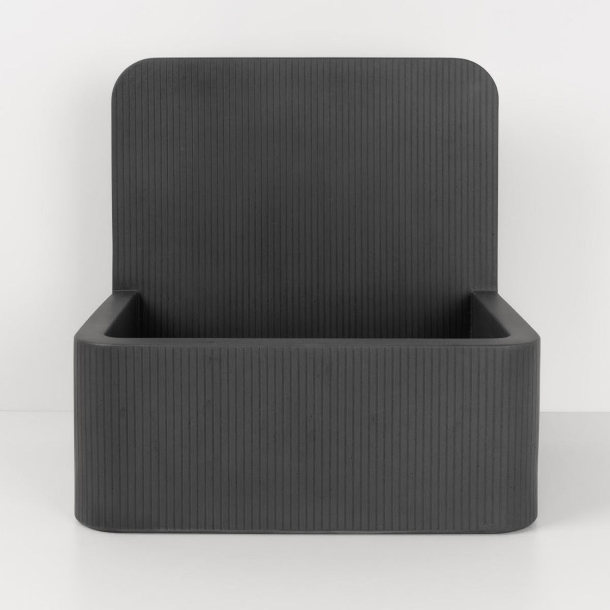 Kast Elm Mini Patterned Concrete Basin With Splashback