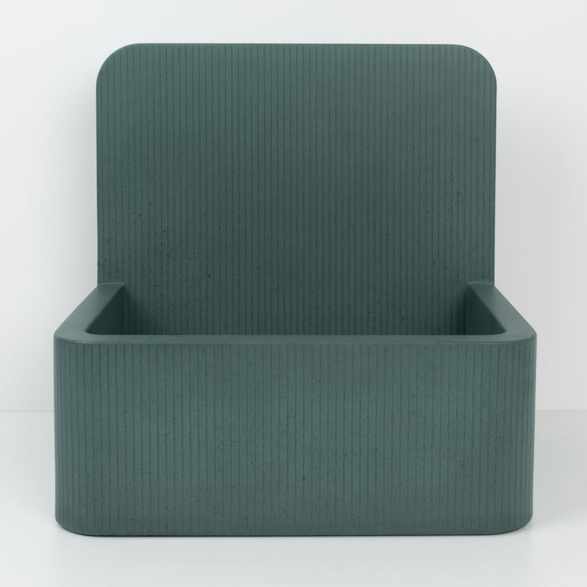 Kast Elm Mini Patterned Concrete Basin With Splashback