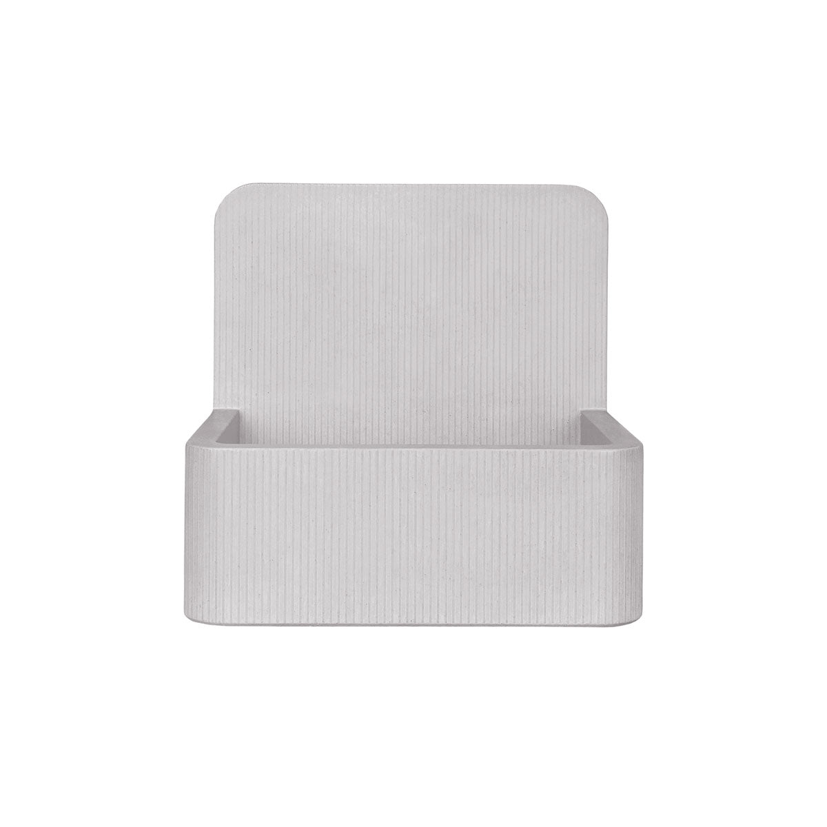 Kast Elm Mini Patterned Concrete Basin With Splashback