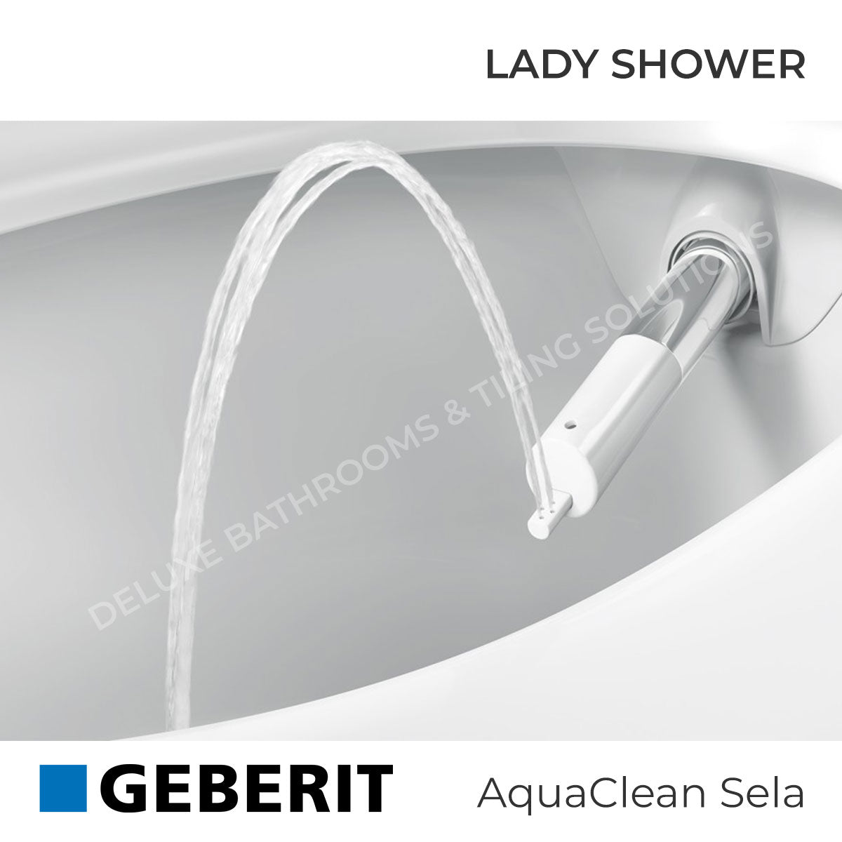 Geberit AquaClean Sela Rimless Wall Mounted Shower WC With Soft Close Toilet Seat