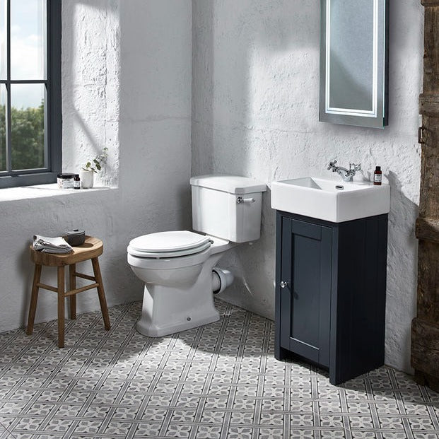 Lansdown 430 Floorstanding Cloakroom Vanity Unit With Washbasin